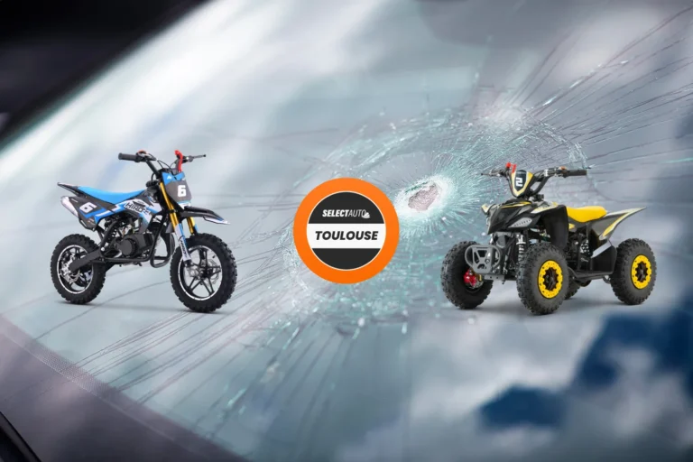 Remplacement de pare-brise près de Toulouse : repartez avec une mini-moto ou un mini-quad offert*
